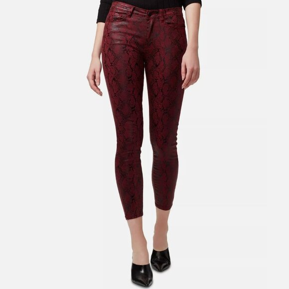 Sanctuary Denim Snake Print Skinny Jeans in Cobra Garnet 🥀 Sz 27/4 - Picture 1 of 4
